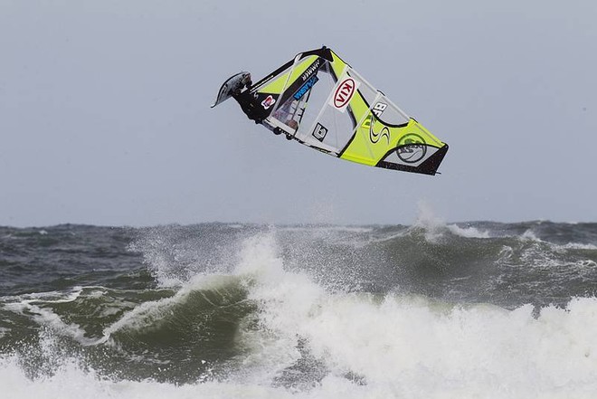 Kenneth Danielson push loop - KIA Cold Hawaii PWA World Cup, Denmark ©  John Carter / PWA http://www.pwaworldtour.com